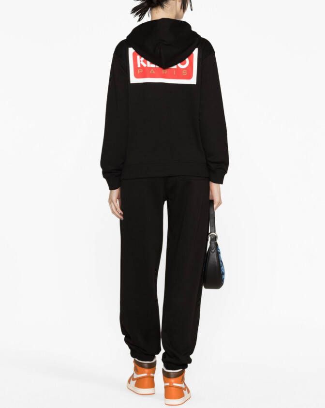 Kenzo Hoodie met logoprint Zwart