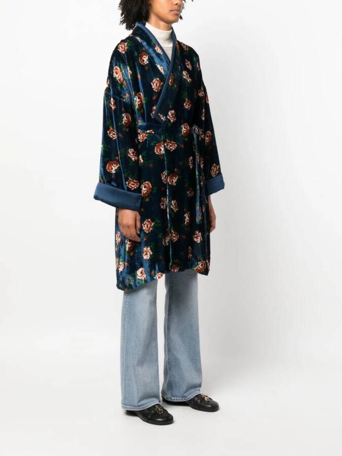 Kenzo Fluwelen jas Blauw