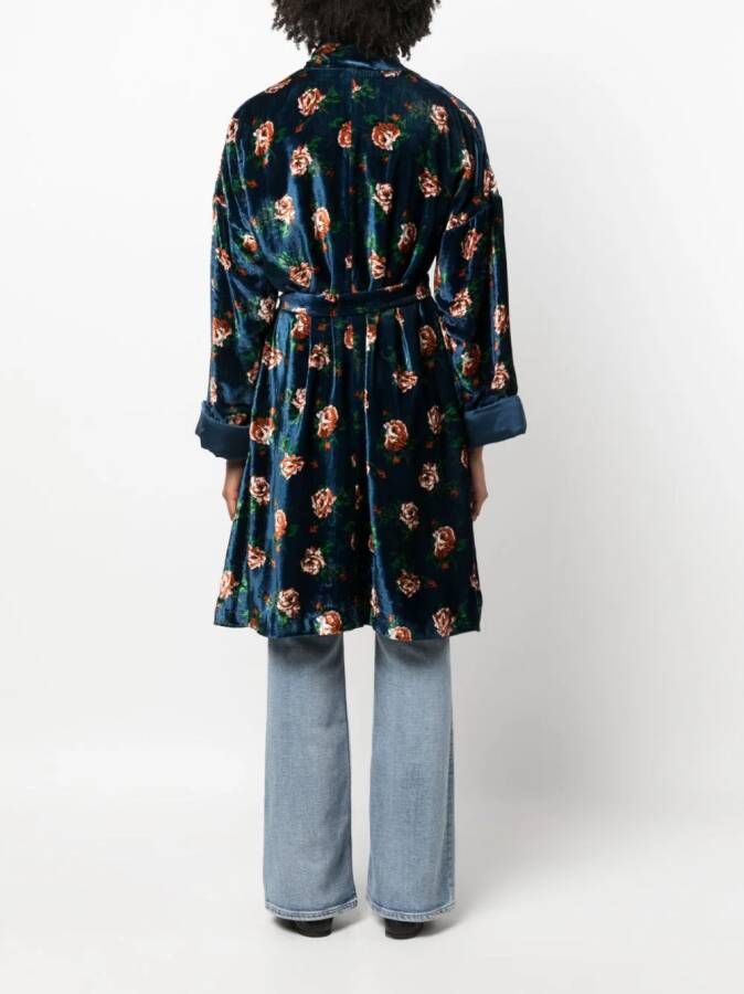 Kenzo Fluwelen jas Blauw