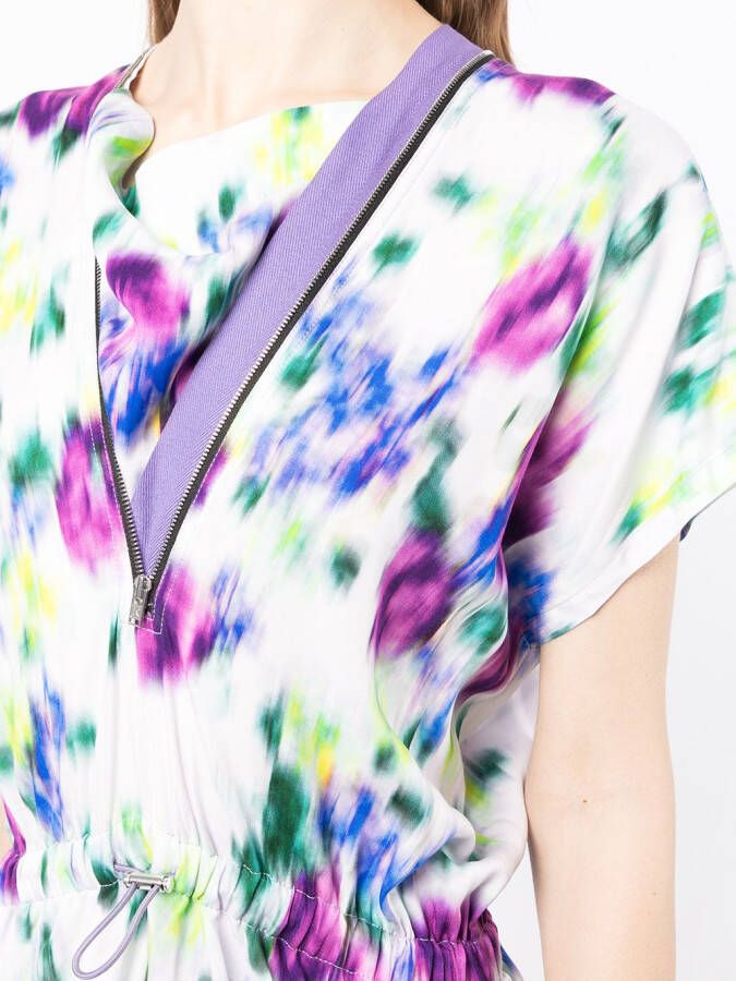 Kenzo Midi-jurk met bloemenprint Veelkleurig