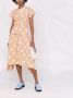 Kenzo Midi-jurk met gingham ruit Oranje - Thumbnail 2