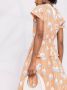 Kenzo Midi-jurk met gingham ruit Oranje - Thumbnail 3