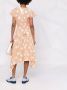 Kenzo Midi-jurk met gingham ruit Oranje - Thumbnail 4