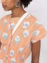 Kenzo Midi-jurk met gingham ruit Oranje - Thumbnail 5
