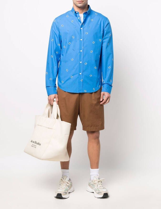 Kenzo Overhemd met paisley-print Blauw