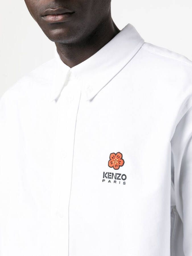 Kenzo Overhemd met patroon Wit