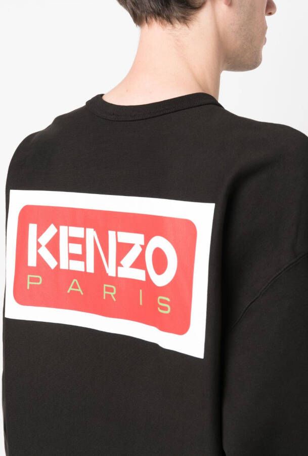 Kenzo Sweater met logoprint Zwart
