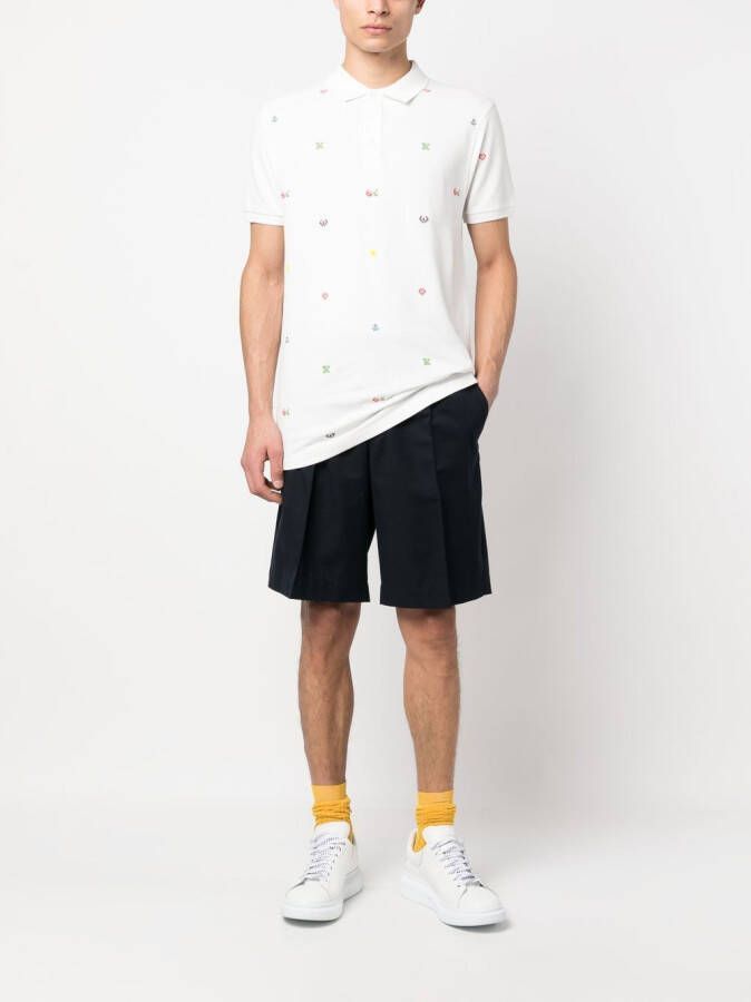 Kenzo Poloshirt met print Wit