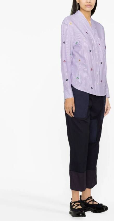 Kenzo Popeline blouse Paars