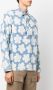 Kenzo Shirtjack met bloemenprint Blauw - Thumbnail 3