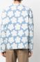 Kenzo Shirtjack met bloemenprint Blauw - Thumbnail 4