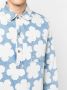 Kenzo Shirtjack met bloemenprint Blauw - Thumbnail 5