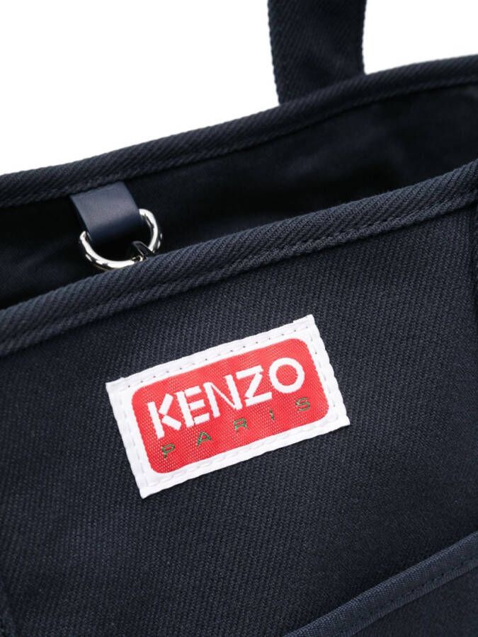 Kenzo Shopper met logoprint Blauw