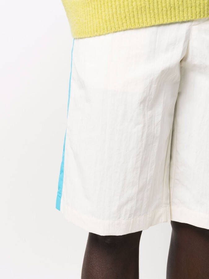 Kenzo Shorts met colourblocking Beige