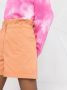 Kenzo Shorts met gesmockte taille Oranje - Thumbnail 3
