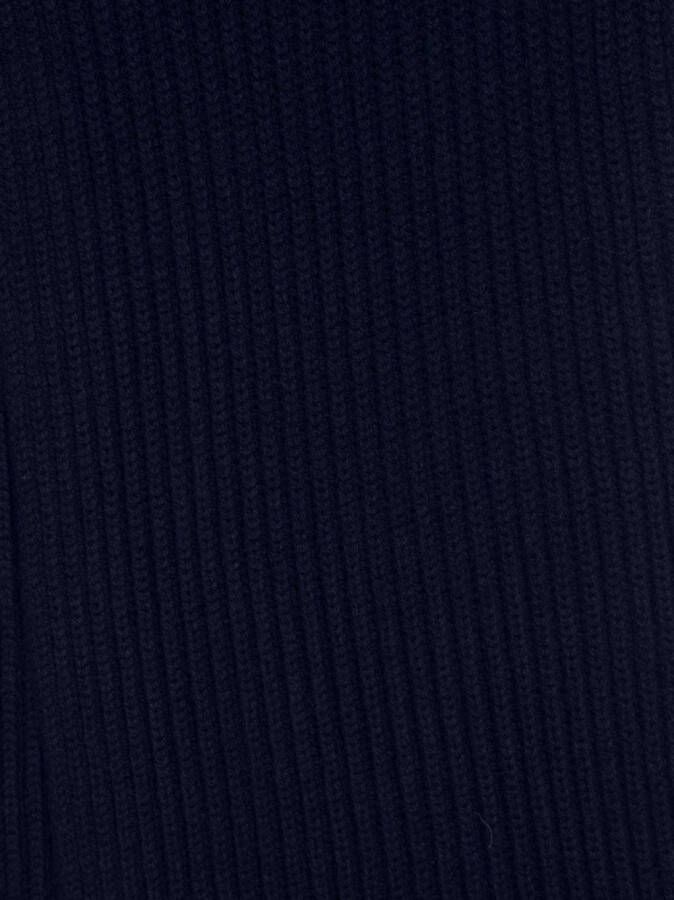 Kenzo Sjaal met logopatch Blauw