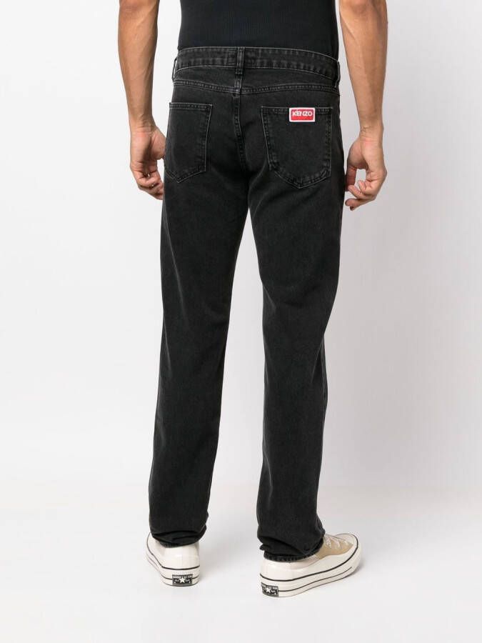 Kenzo Slim-fit jeans Zwart
