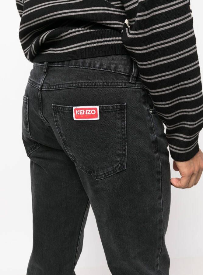 Kenzo Slim-fit jeans Zwart