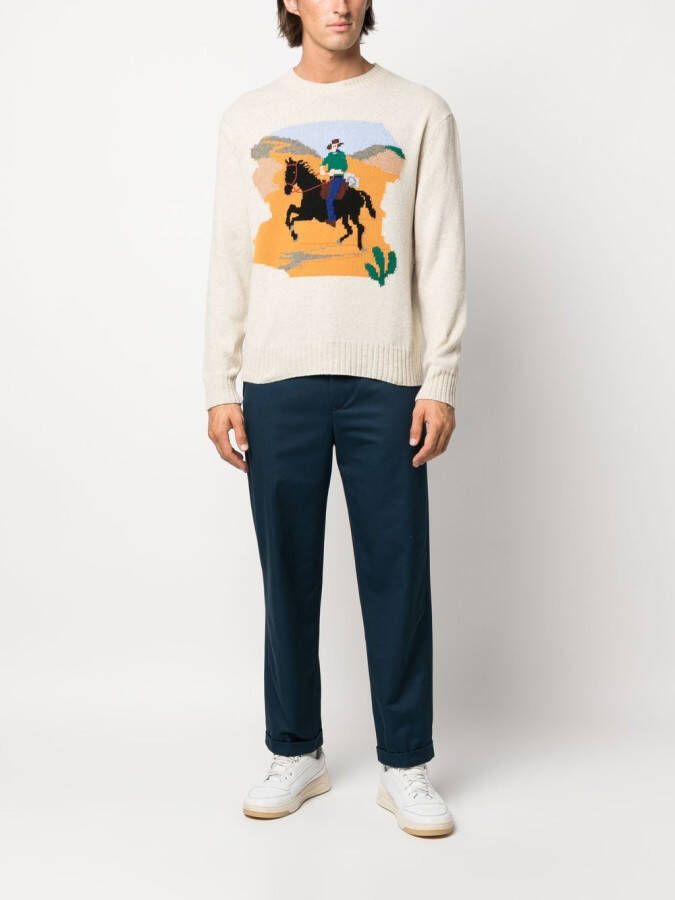 Kenzo Straight broek Blauw