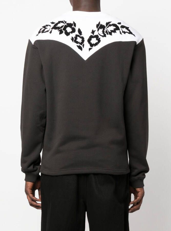 Kenzo Sweater met bloemenprint Zwart