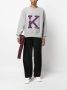 Kenzo Sweater met logopatch Grijs - Thumbnail 2