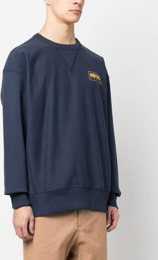 Kenzo Sweater met logoprint Blauw