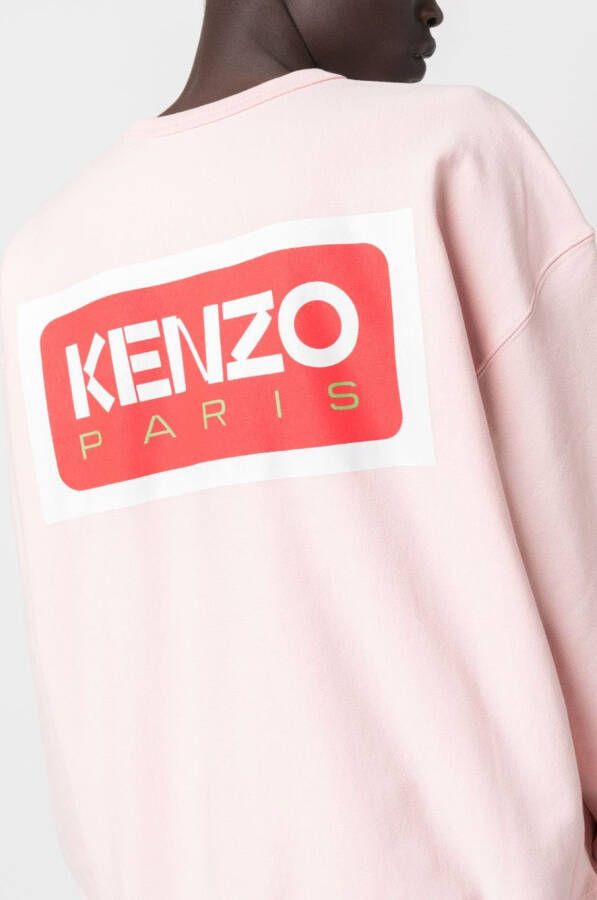 Kenzo Sweater met logoprint Roze