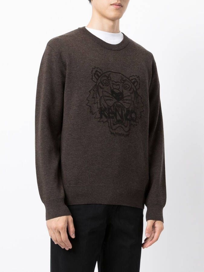 Kenzo Sweater met ronde hals Bruin
