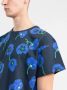 Kenzo T-shirt met bloemenprint Blauw - Thumbnail 5