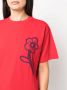 Kenzo T-shirt met geborduurde bloemen Rood - Thumbnail 5