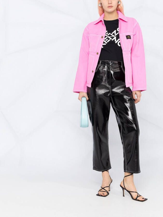 Kenzo T-shirt met logo Zwart