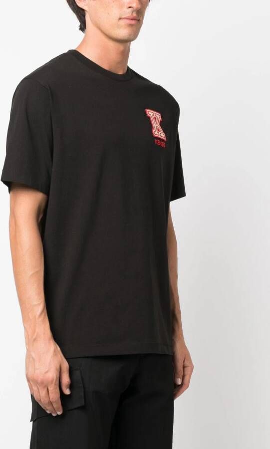 Kenzo T-shirt met logopatch Zwart