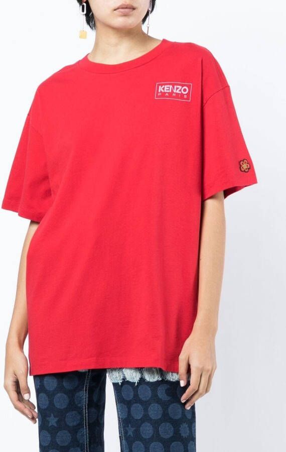 Kenzo T-shirt met logoprint Rood