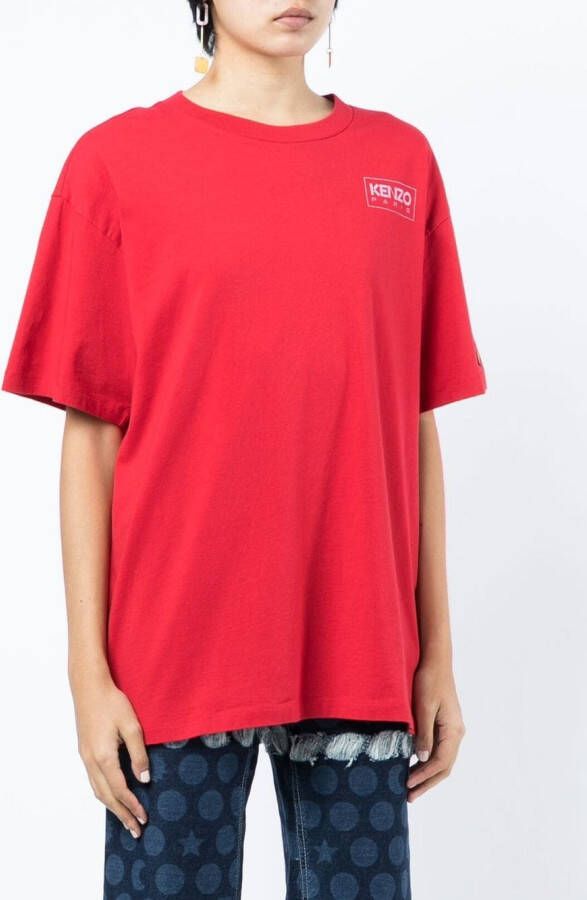 Kenzo T-shirt met logoprint Rood