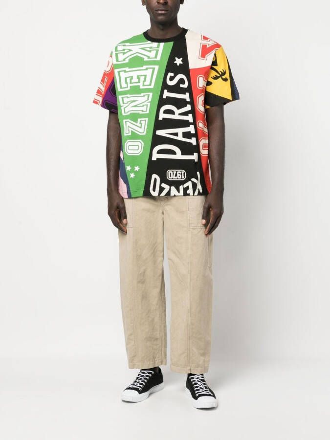 Kenzo T-shirt met logoprint Zwart