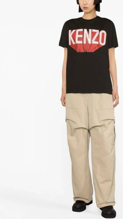 Kenzo T-shirt met logoprint Zwart