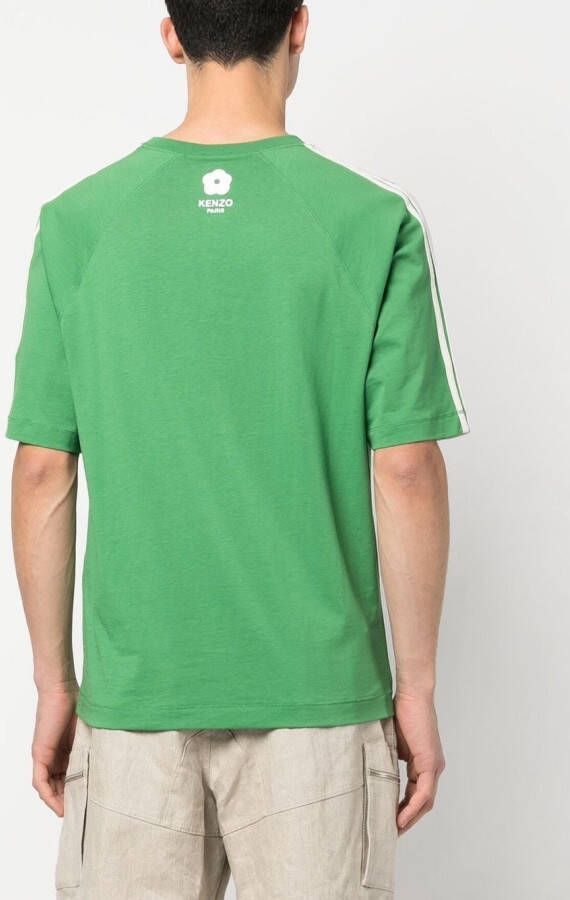 Kenzo T-shirt met olifant patroon Groen