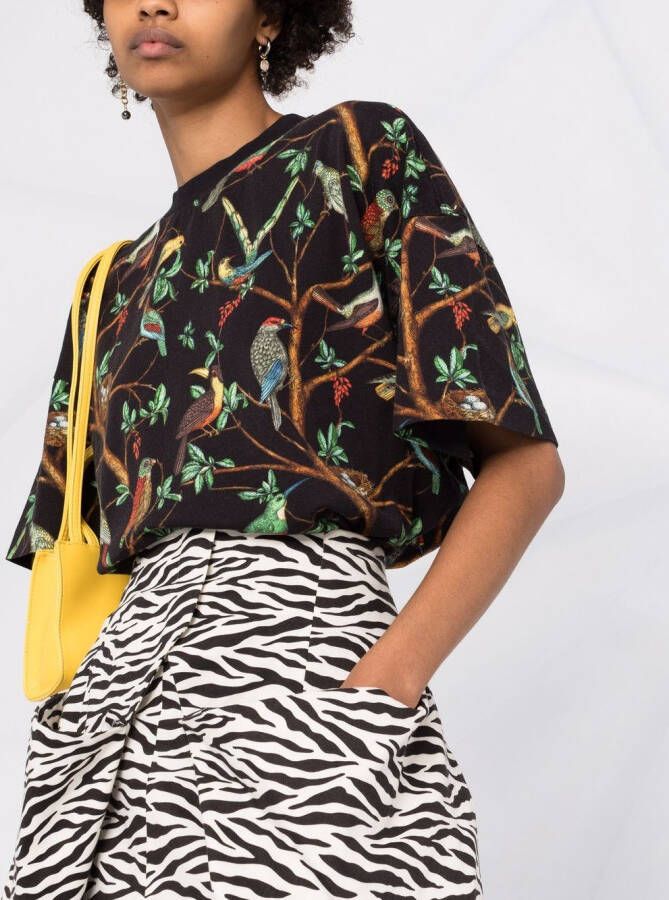Kenzo T-shirt met print Zwart
