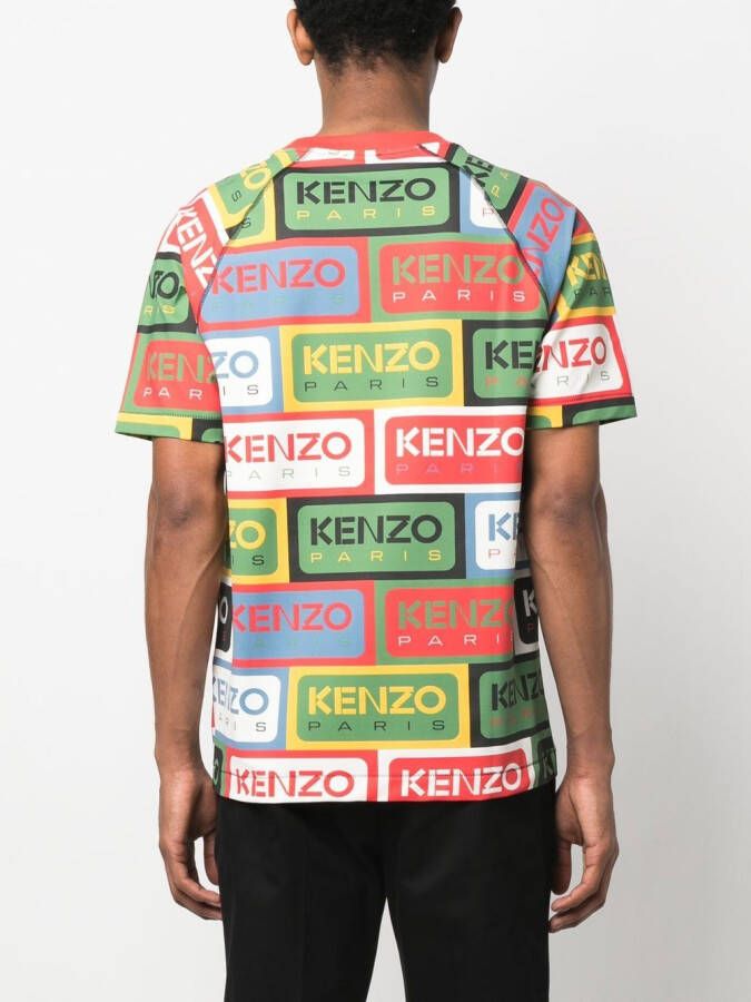 Kenzo T-shirt met ronde hals Groen