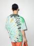 Kenzo T-shirt met tie-dye print Groen - Thumbnail 3