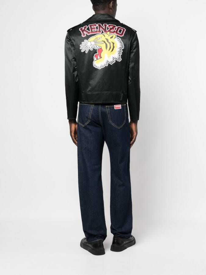 Kenzo Universiteits bikerjack Zwart