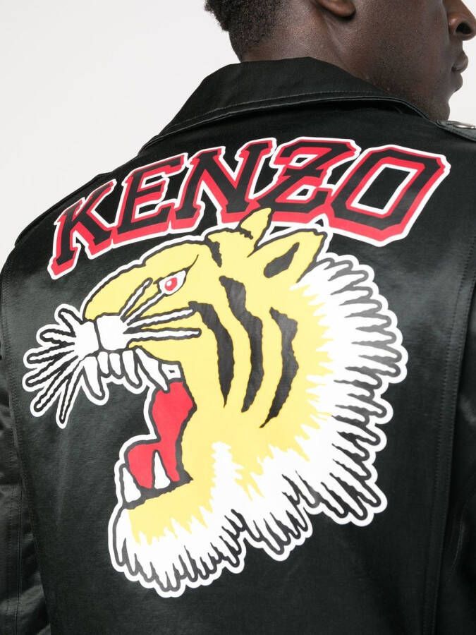 Kenzo Universiteits bikerjack Zwart