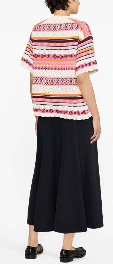 Kenzo Top met abstract patroon Wit