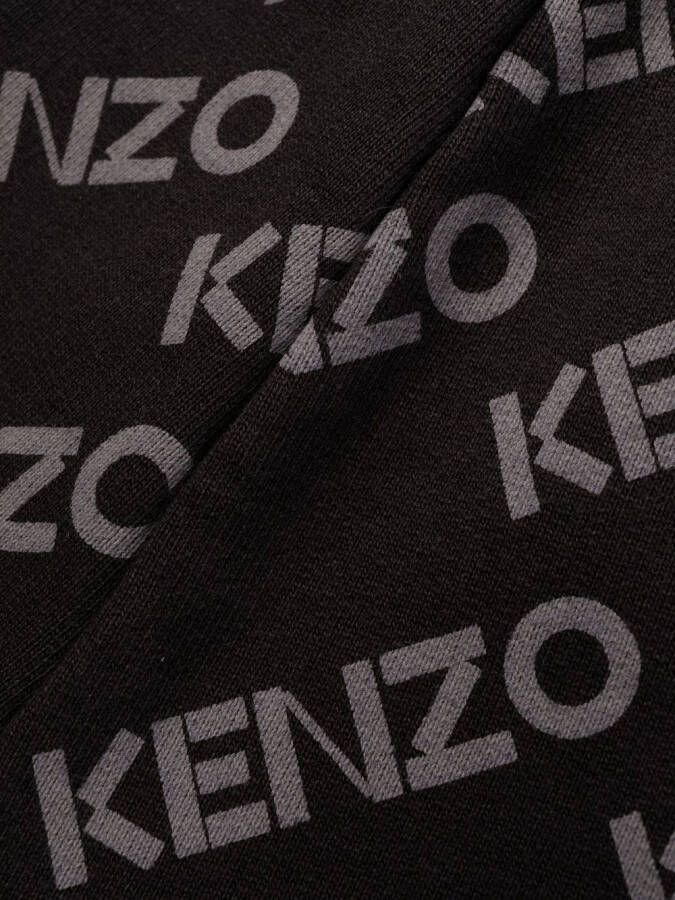 Kenzo Trainingsbroek met wijde pijpen Zwart