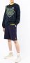 Kenzo Trainingsshorts met logopatch Blauw - Thumbnail 2