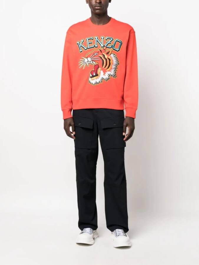 Kenzo Sweater met borduurwerk Rood