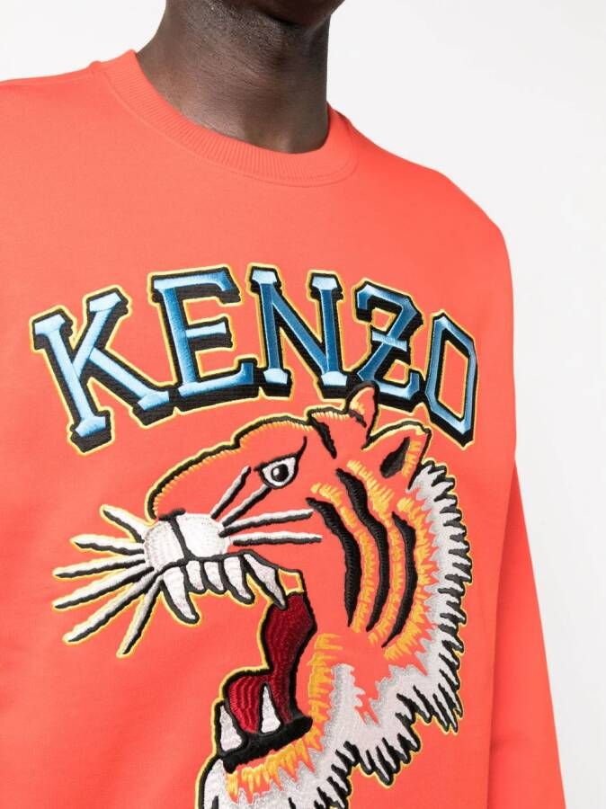 Kenzo Sweater met borduurwerk Rood