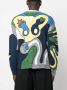 Kenzo Vest met abstract intarsia Blauw - Thumbnail 4