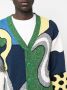 Kenzo Vest met abstract intarsia Blauw - Thumbnail 5