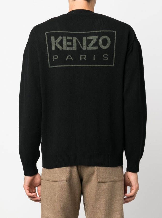 Kenzo Vest met patch Zwart